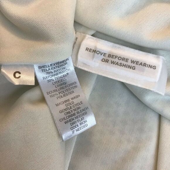 LOFT A-line Knee Length Stretch Dress Lined Sleeveless Boat Neck Size Medium - Picture 9 of 9